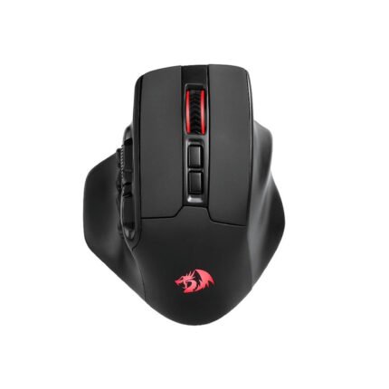 Ratón Inalámbrico Para Juegos Redragon M811 Rgb Pro Aatrox Mmo, Color Negro